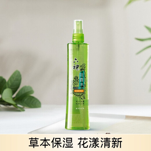 Liushen toilet water 180ml spray type flower fresh and refreshing, relieve summer heat, prevent prickly heat, relieve itching, moisturize the skin 180ml flower fresh [1 bottle]