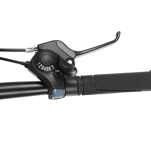 Feige folding bicycle 20-inch single/7-speed foldable trunk male and female adult student city 7-speed 20-inch steel frame cable disc pearl white