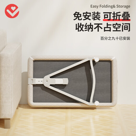 Fuxingle FORSUNNY baby crib foldable mobile splicing cradle baby multi-functional portable small-sized newborn cradle cradle six-level lift + coconut palm mattress + mosquito net + universal wheel + mat headrest baby supplies to sleep artifact mother and baby must-have