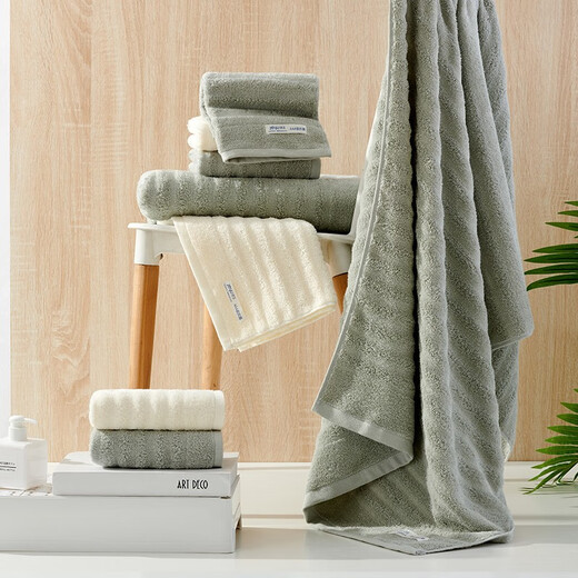 Piedmont long-staple cotton antibacterial series gift box (GJ) single towel gift box