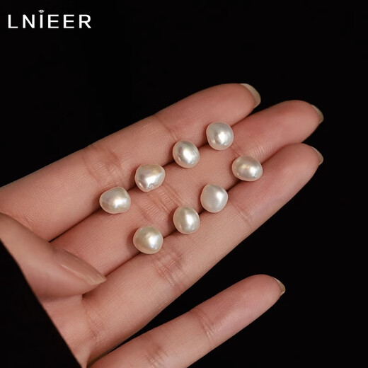 Lnieer999 Pure Silver Baroque Pearl Earrings Women's Niche Design High-end 2025 New Fashion Silver Earrings Baroque Pearl Earrings