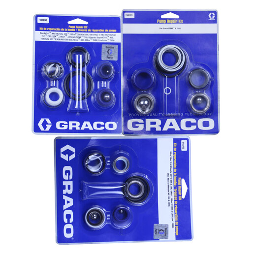 Bolsa de reparación de Graco 395/49/495/695/10957900 Piezas de anillo de sellado de rociador 248212 Graco 695/1095 Anillo de sellado