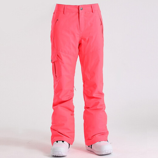 Gsou SNOW women's ski pants single board double board snow pants women's windproof waterproof cotton pants 1421-BNZ royal blue XS