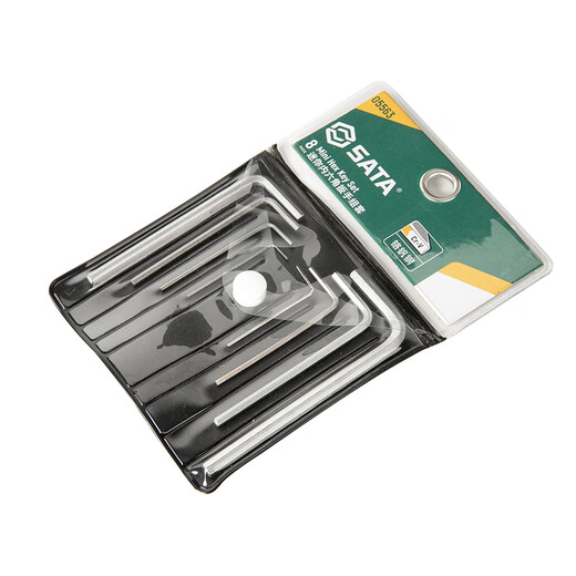 SATA 8-piece mini flat head hexagonal wrench set 05563