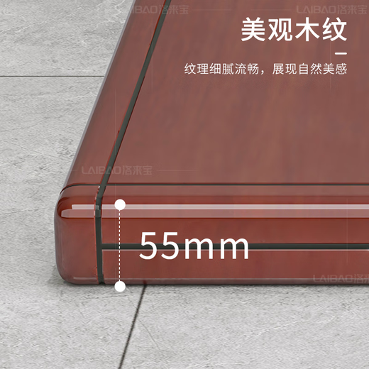 Luolaibao wooden paint desk with drawer writing desk desktop staff finance 1.4m desk single