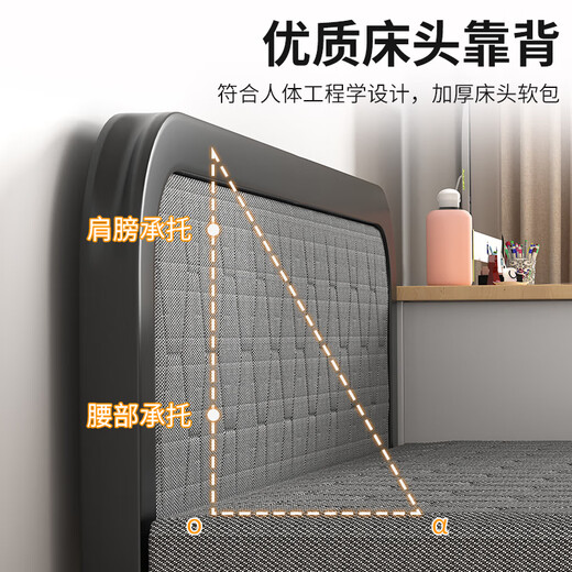 Chibalun folding sheet single bed home simple bed office lunch break bed dormitory hard bed rental house portable bed