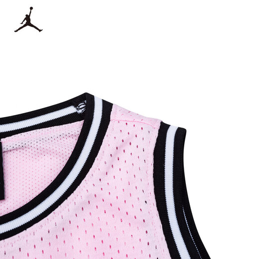 Jordan Nike (NIKE) children's sports vest summer children's sleeveless T-shirt Sakura Pink 155 (L)