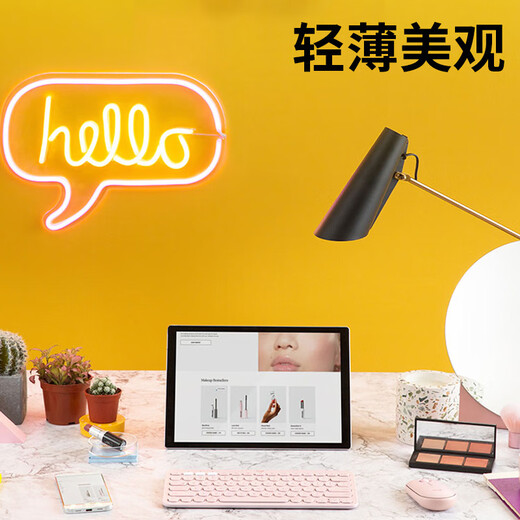 Logitech Fashion Series K380 Wireless Bluetooth Keyboard Ultra-Thin Portable Office Keyboard Android Computer Mobile Phone Tablet iPad Gift for Girls and Girlfriends K380 Black