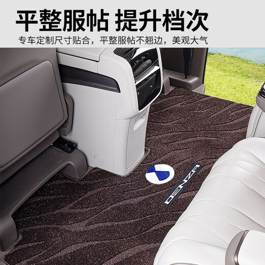 适用16-25款丰田赛那/塞纳格瑞维亚专用脚垫全包围地毯七座仿羊绒 第三排12033星空毯 赛那/格瑞维亚脚垫地毯改装