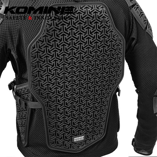 
KOMINE SAFETY/INNOVATION Off-road motorcycle ancient style armor series CE2 level anti-fall full mesh high elastic ventilation knight armor suit SK-844 Black XL