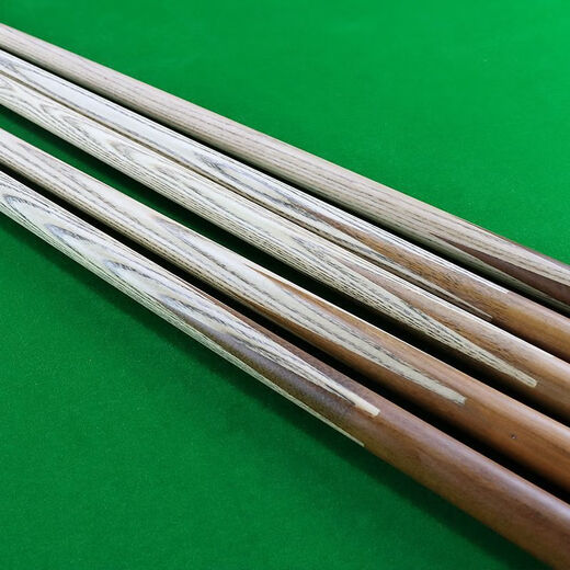 Ballroom through-bar billiard cue, small head table cue, snooker billiards public cue, American cue, Chinese black 8 eighty-nine ball, ash wood 10mm black paint public cue