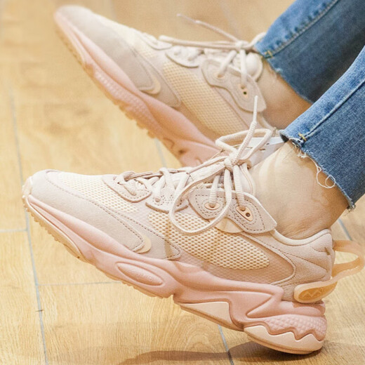 Adidas clover running shoes women's shoes autumn new OZWEEGO classic dad shoes casual sports shoes GW9738 38.5 (235mm)