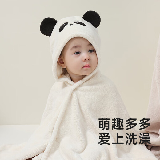 Papa crawling four seasons new baby bath towel cloak hooded bathrobe bath baby blanket plus velvet quilt can be wrapped yellow green 80cm 125cm