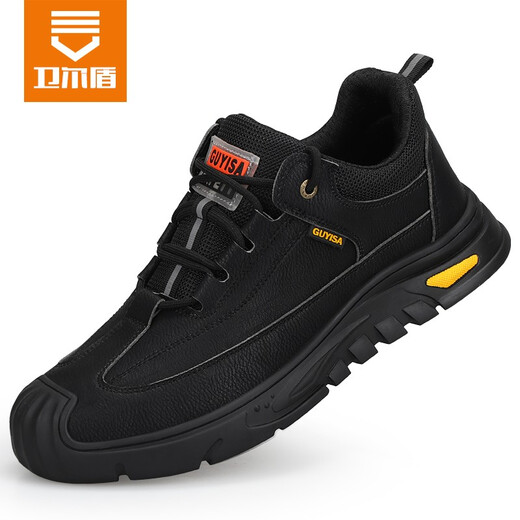 Weildun Arbeitsschutzschuhe für Herren, Stahlkappen, rutschfest, bruchsicher und pannensicher, große Löcher, atmungsaktive Arbeitssicherheitsschuhe, funktionale alte Versicherungsschuhe für die Baustelle 04, bequem und verschleißfest, bruchsicher und pannensicher 40