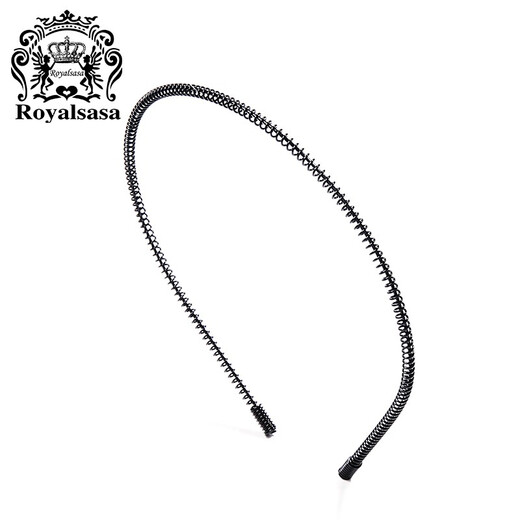 Royalsasa Spring Face Wash Headband Korean Style Simple Adult Sports Headband Hair Accessories Men and Women Hair Cave Black BL