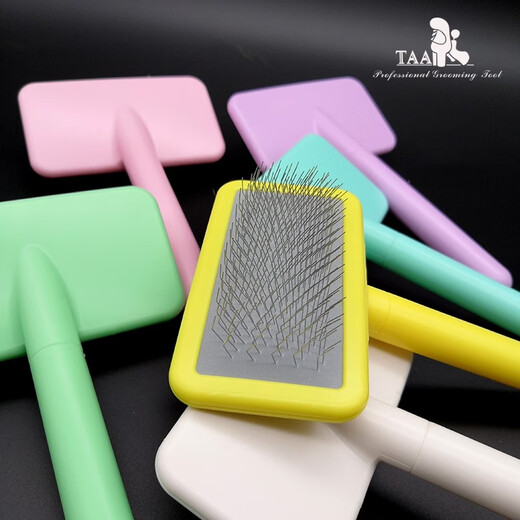 TAA Taiwan TAA Official Store Pet Grooming Needle Comb Little White Comb It It Elf Comb Professional Needle Comb for Hair Pulling 3 Needle Combs Color Mix and Match