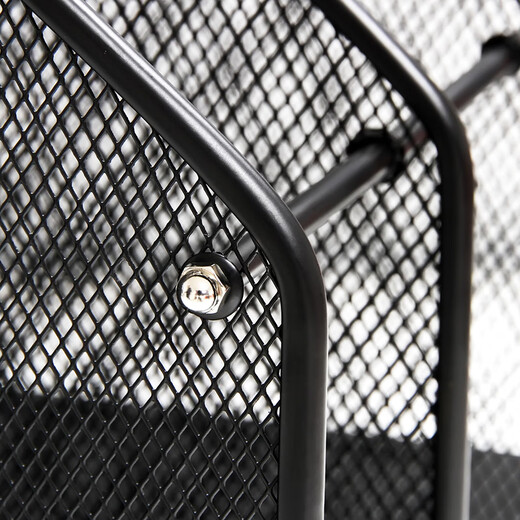 Deli Multifunctional File Frame File Rack Metal Mesh Triple Magazine Box Metal File Bar 9197