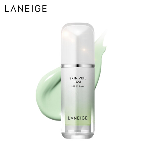 LANEIGE Isolation Cream Before Makeup, Snowy Silky Soft Light Green 30ml (Modify Redness, Sunscreen Isolation Before Makeup)
