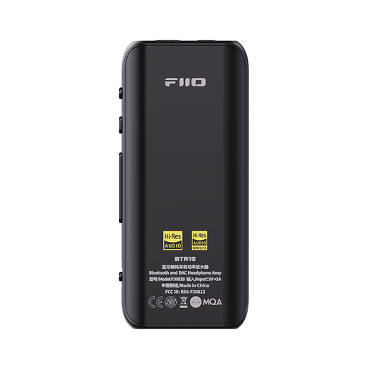 FiiO BTR15 Portable Wireless Bluetooth Wired Decoder Headphone Amplifier for Android Pingguo Phone Small Tail Black
