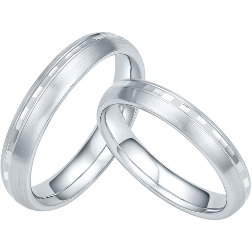 Saturday Fu PT950 platinum ring pampering couple platinum pair ring single size 9 about 1.87g birthday gift