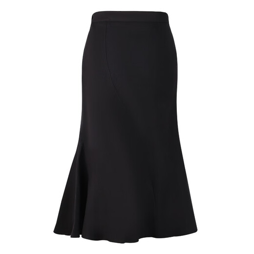 THE SEA LIFE欧海一生鱼尾小黑裙女秋包臀半身裙12350 黑法师 XL