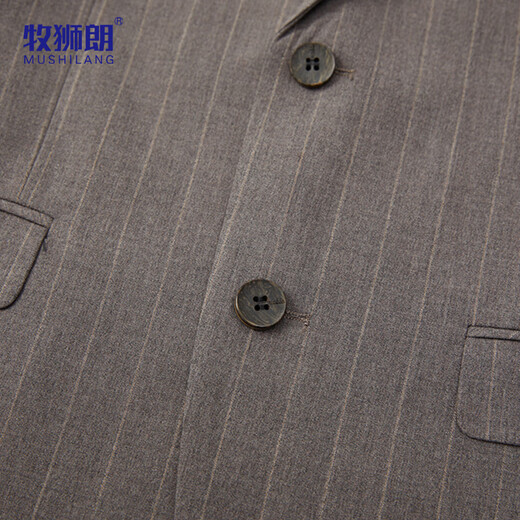 Mushilang suit men's slim business professional formal suit men's fashion suit groomsmen suit groom suit wedding dress