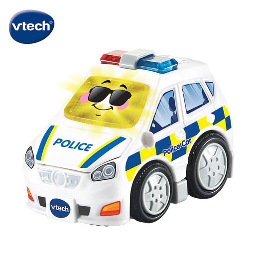 Vtech children's toy track car police car smart sound and light music car 1-5 year old baby boy and girl birthday gift