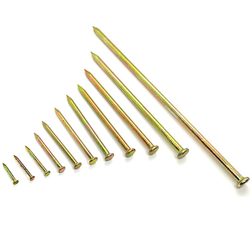 Deqi 55# special steel nails cement nails high hardness yellow wall nails wall painting nails headless nails 30mm (300g)