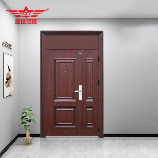 Shengshi Changlong steel anti-theft door security door household entrance door community unit private house sliding anti-theft door SSCL-FSH6000