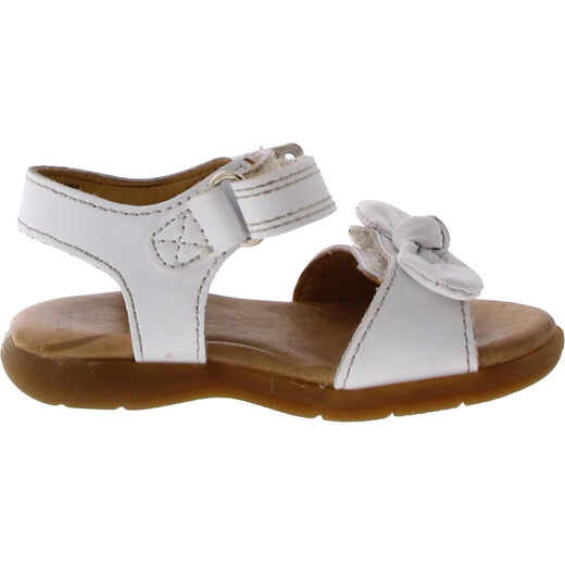 Stride Rite Girls Whitney Sandals White 13 Wide Little Kid