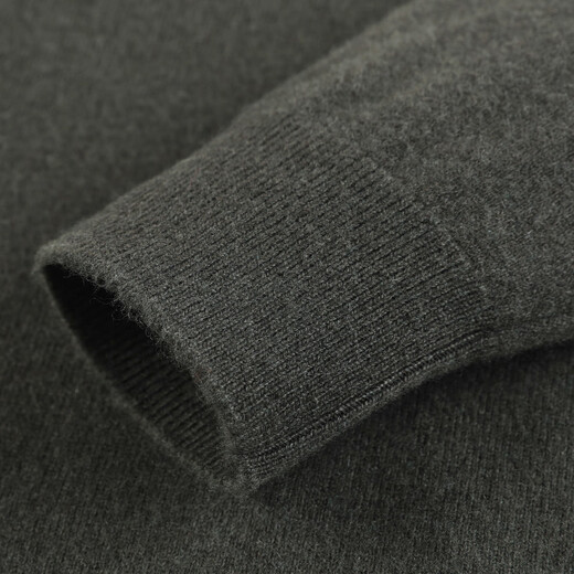 Antonio 10% cashmere + sheep wool simple solid color wool sweater men's half turtleneck autumn and winter new warm sweater brown tea green 52 (180/96A)