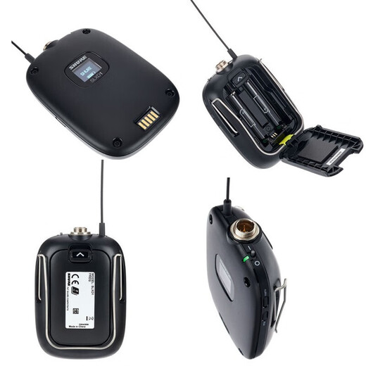 SHURE/Shure SLXD14Q Wireless Lavalier Microphone Stage Performance Live Training Speech Host Singing One to Four SLXD14Q/WL183M Lavalier Omnidirectional Microphone