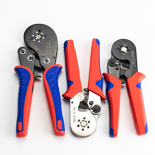 Hasdick Jingcang distribution tubular terminal crimping pliers pre-insulated wire nose self-adjusting crimping pliers HKHE-046 VCX9 16-6 (0.08-16m)