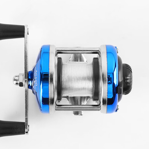 DiaoLongWang mini ice fishing wheel/raft wheel/drum wheel TB small drum fishing gear wheel small drum blue