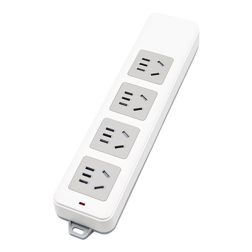 QUANWANG new national standard socket/socket board/strip/QW-A040 4-position wireless plug strip (need to provide your own power cord and plug)