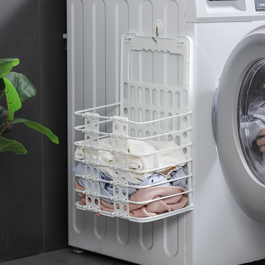 Daisy Leaf Folding Dirty Clothes Basket Large Capacity Dirty Clothes Basket Wall-mounted Foldable Dirty Clothes Storage Basket Laundry Basket Large