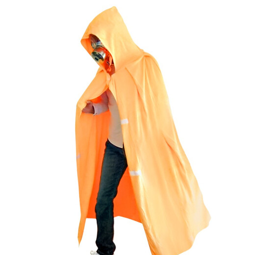 Flame Warrior Fireproof Cloak Escape Cloak Gas Mask Matching Fireproof Insulation Fireproof Blanket Home Emergency Fire Fighting Equipment