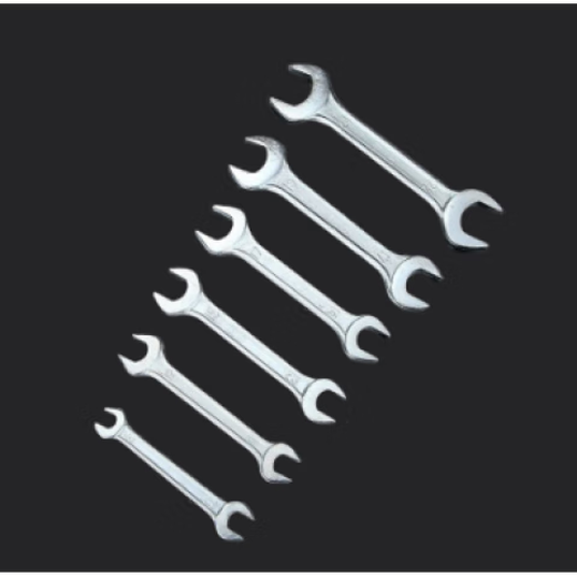 Open-ended wrench, double-ended dead end wrench, dual-purpose open-end wrench set, auto repair wrench tool, double-opening 13-14.MM No Specifications