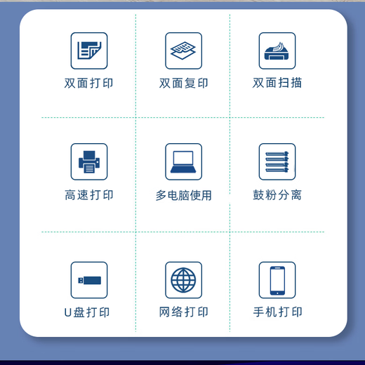 理光大型打印机复印机MPC5503激光打印机彩色扫描多功能一体机再制造 IMC3500 新款 无线WiFi 35张/分