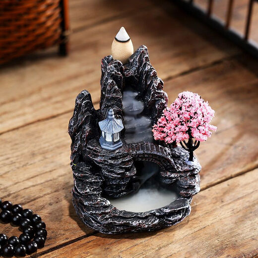Mewai (incense burner) reverse flow incense tower incense creative ornaments aromatherapy household reverse flow incense grains toilet deodorizing incense 55 grains + I Longmen mixed fragrance