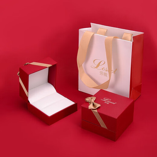 Lossotlove you love 999 pure gold boutique gold ring female living ring proposal wedding birthday gift