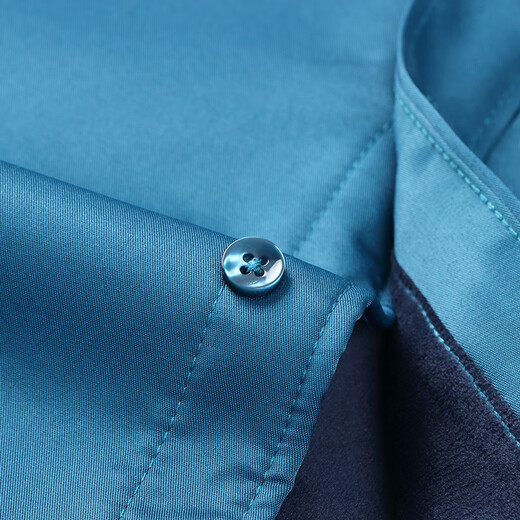 Li Meng velvet thickened warm shirt men's business casual warm shirt autumn and winter middle-aged bottoming shirt white 42