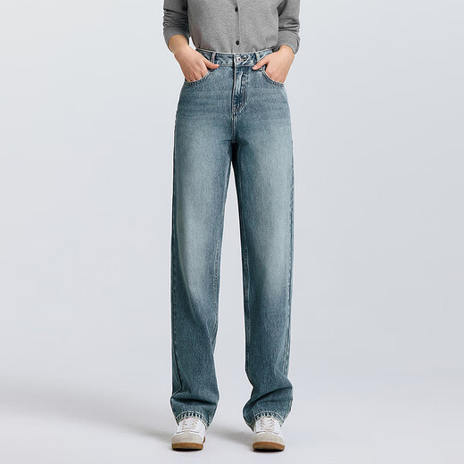 Semir Senrou Denim | Shopping mall same style jeans women's trousers 2025 spring straight leg pants trend 103125124013A