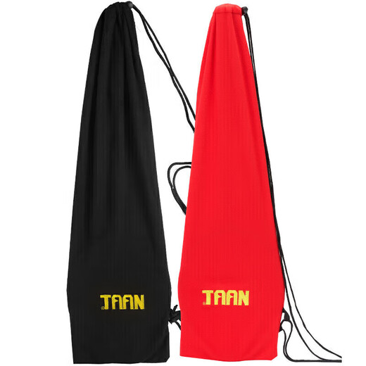 TAAN泰昂羽毛球拍套拍袋羽拍保护袋绒布收纳袋BAG911黑色1个