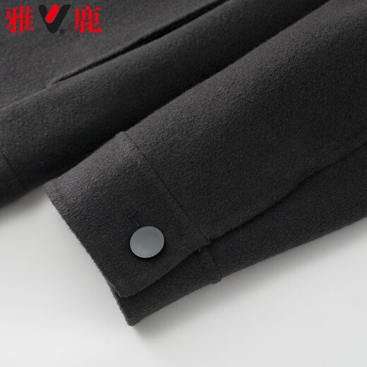 Yalu double-sided woolen jacket men's short woolen jacket autumn and winter fashion casual woolen jacket men's clothing