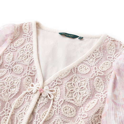 Wancaoyi 2025 new summer fashion suit H11411429 light pink L