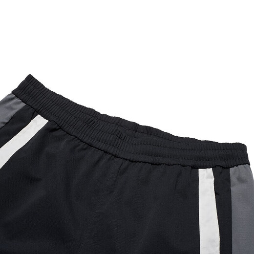 XTEP store same style woven sports trousers for men 2024 spring new loose leggings fashion casual pants men's trousers black/steel gray/cotton white L