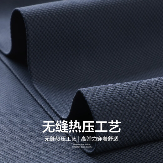 杉杉（FIRS）凉感高弹短袖T恤男2025夏季新款舒适商务感无痕POLO通勤衫701 雾灰蓝 M (170)