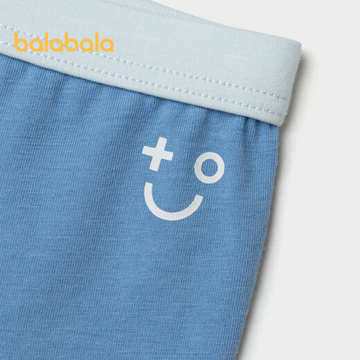 Balabala children's underwear cotton boys' boxer shorts small and big children's baby printed boxer briefs three-pack 209925170103