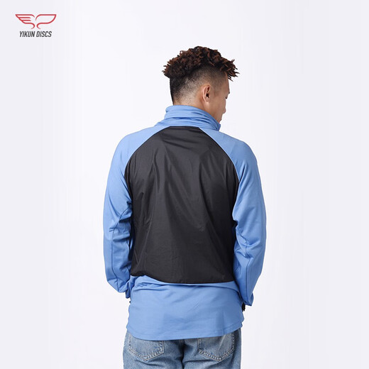 YIKUN DISCS Frisbee outdoor functional clothing professional team sports outdoor clothing full color autumn and winter outdoor functional clothing-Rongxue White S